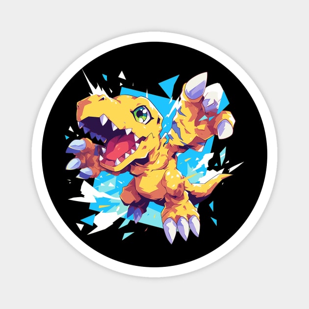 agumon Magnet by retinac 